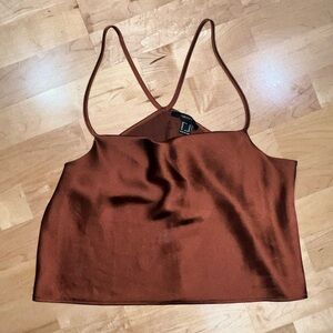 Forever 21 Cowl Neck Crop Top